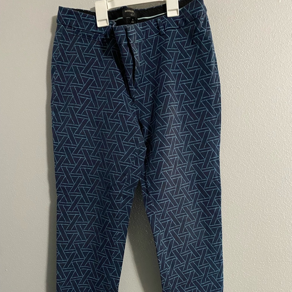 Banana Republic Navy Blue Sloan Fit Pants